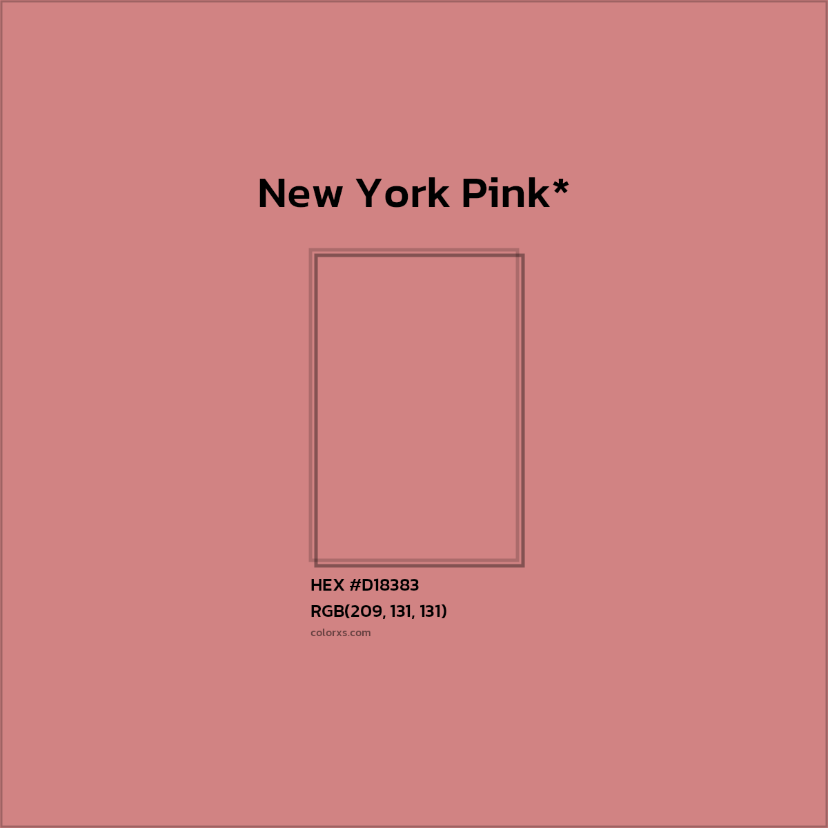 HEX #D18383 Color Name, Color Code, Palettes, Similar Paints, Images
