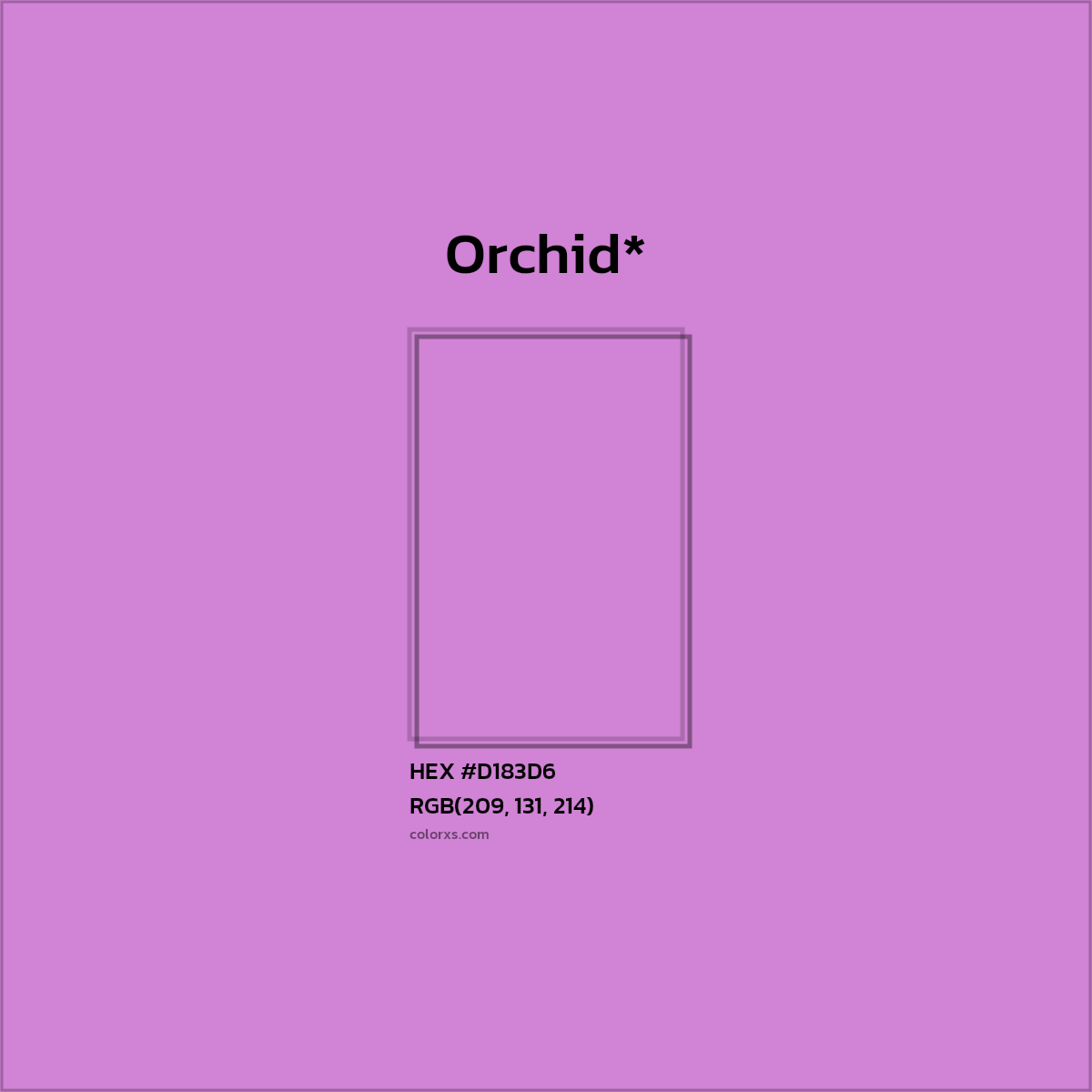 HEX #D183D6 Color Name, Color Code, Palettes, Similar Paints, Images