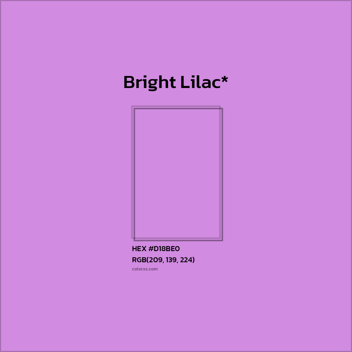 HEX #D18BE0 Color Name, Color Code, Palettes, Similar Paints, Images