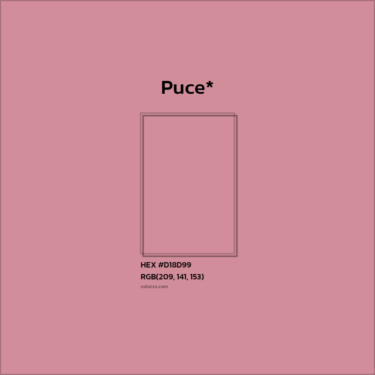 HEX #D18D99 Color Name, Color Code, Palettes, Similar Paints, Images