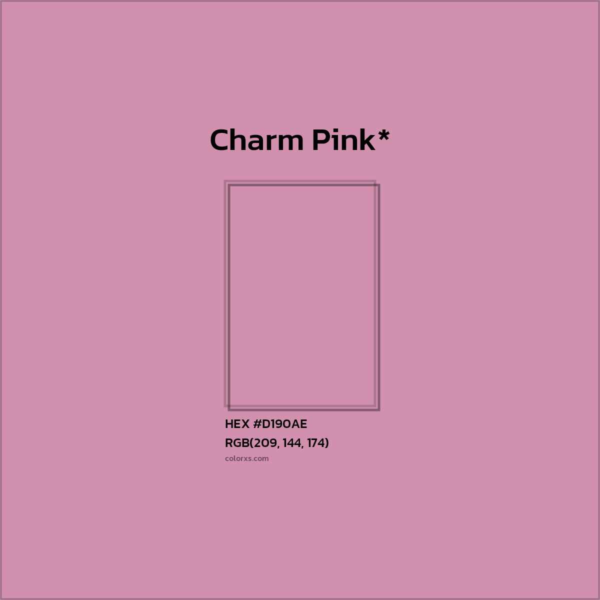 HEX #D190AE Color Name, Color Code, Palettes, Similar Paints, Images