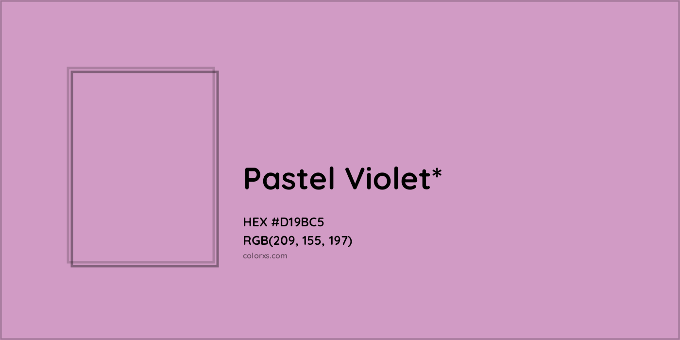 HEX #D19BC5 Color Name, Color Code, Palettes, Similar Paints, Images