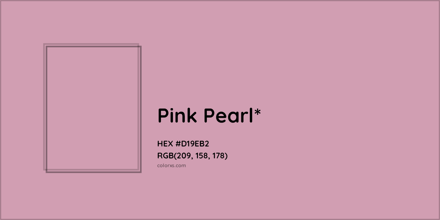 HEX #D19EB2 Color Name, Color Code, Palettes, Similar Paints, Images