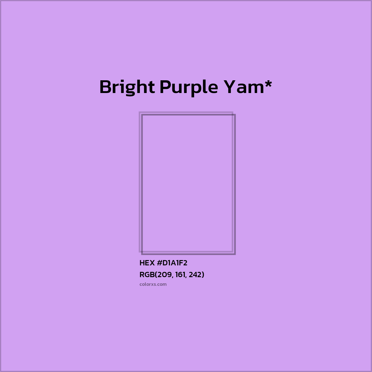 HEX #D1A1F2 Color Name, Color Code, Palettes, Similar Paints, Images