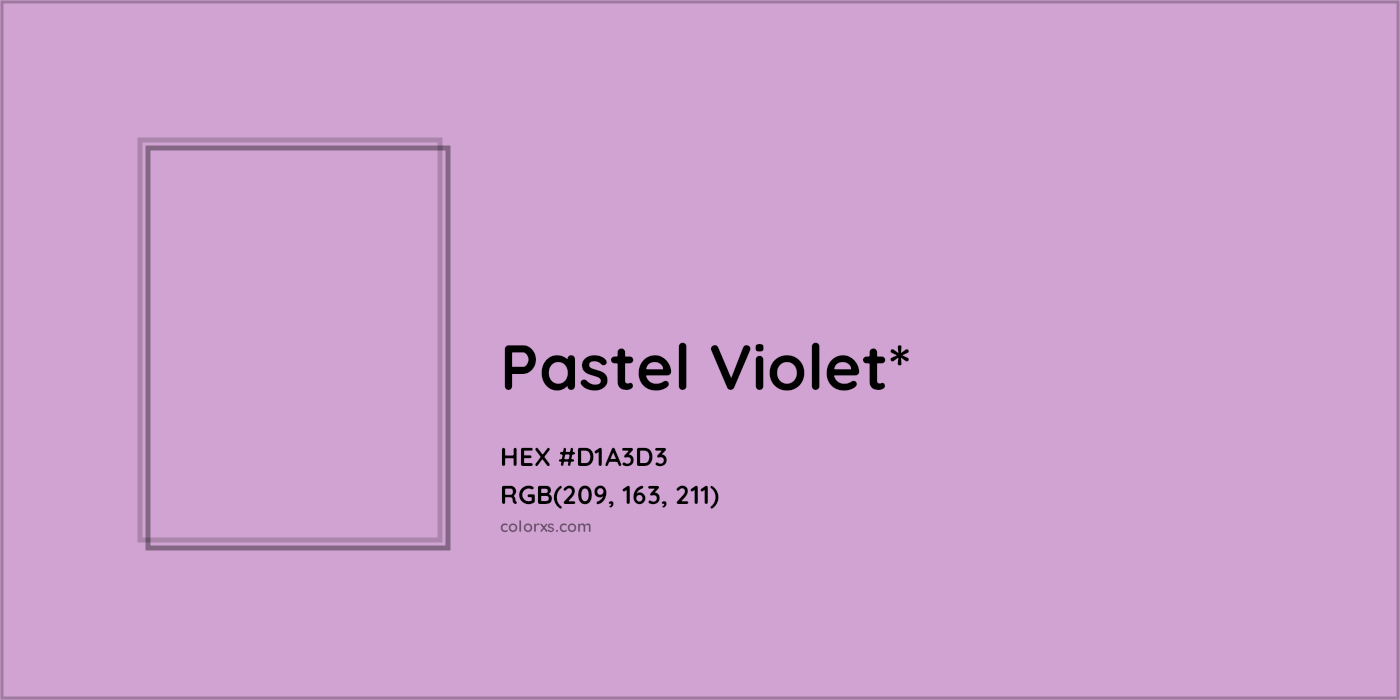 HEX #D1A3D3 Color Name, Color Code, Palettes, Similar Paints, Images