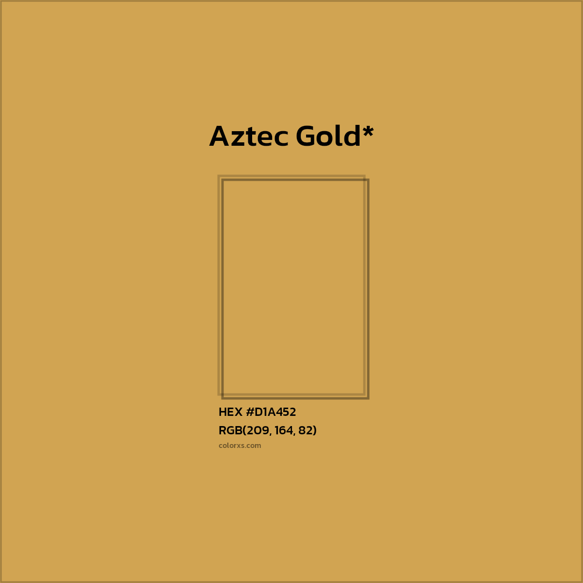 HEX #D1A452 Color Name, Color Code, Palettes, Similar Paints, Images