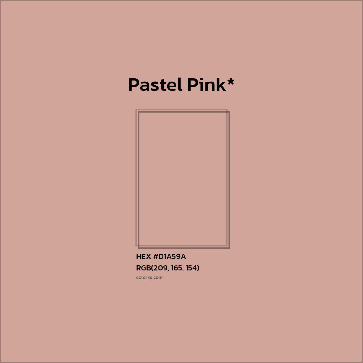 HEX #D1A59A Color Name, Color Code, Palettes, Similar Paints, Images