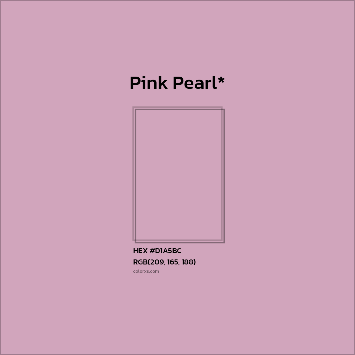 HEX #D1A5BC Color Name, Color Code, Palettes, Similar Paints, Images