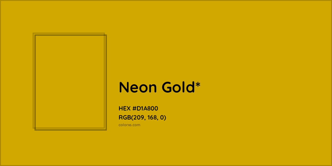 HEX #D1A800 Color Name, Color Code, Palettes, Similar Paints, Images