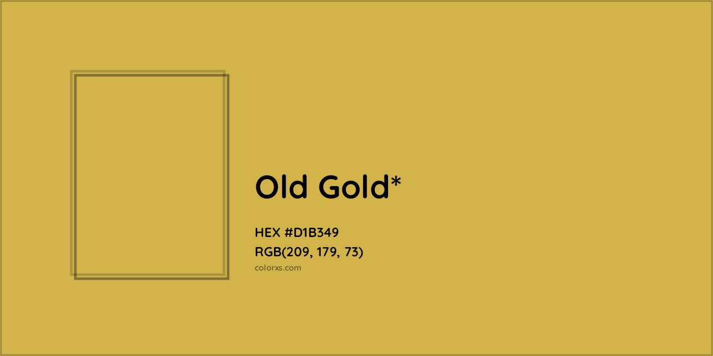 HEX #D1B349 Color Name, Color Code, Palettes, Similar Paints, Images