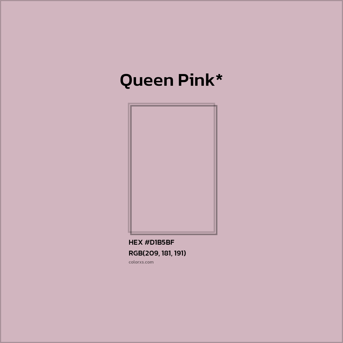 HEX #D1B5BF Color Name, Color Code, Palettes, Similar Paints, Images