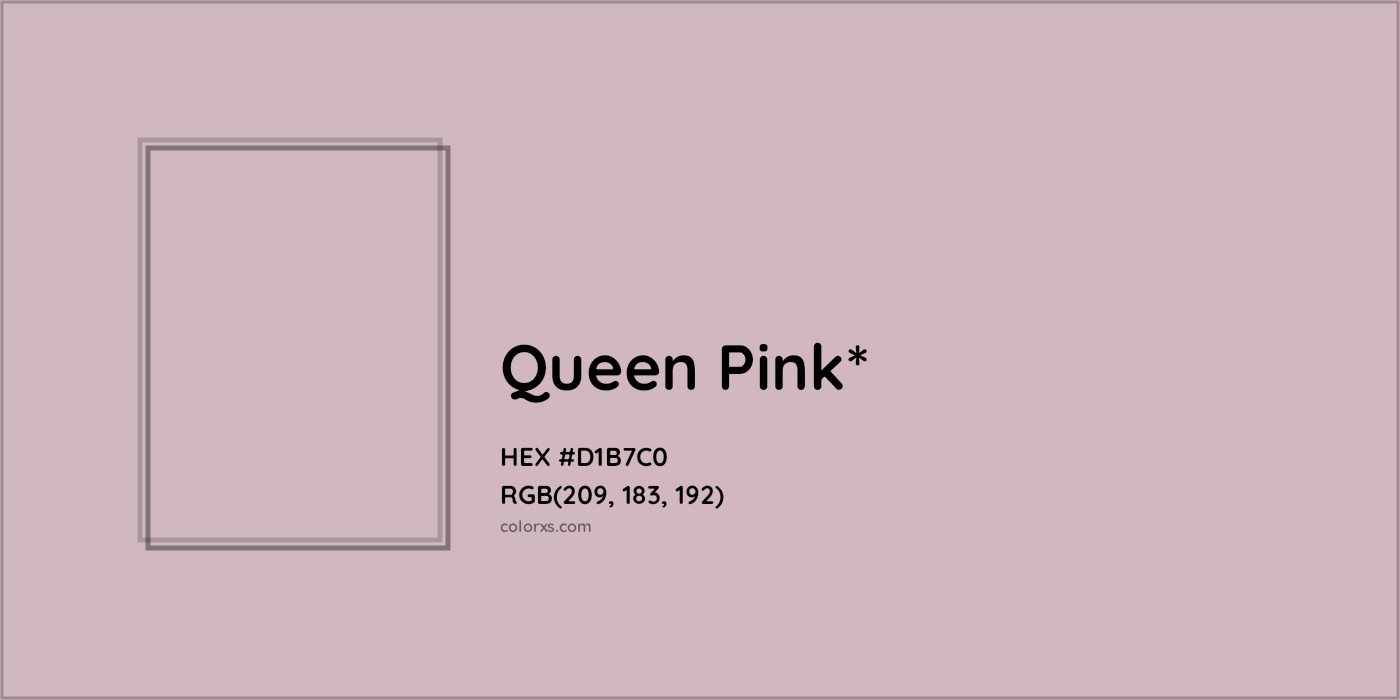 HEX #D1B7C0 Color Name, Color Code, Palettes, Similar Paints, Images
