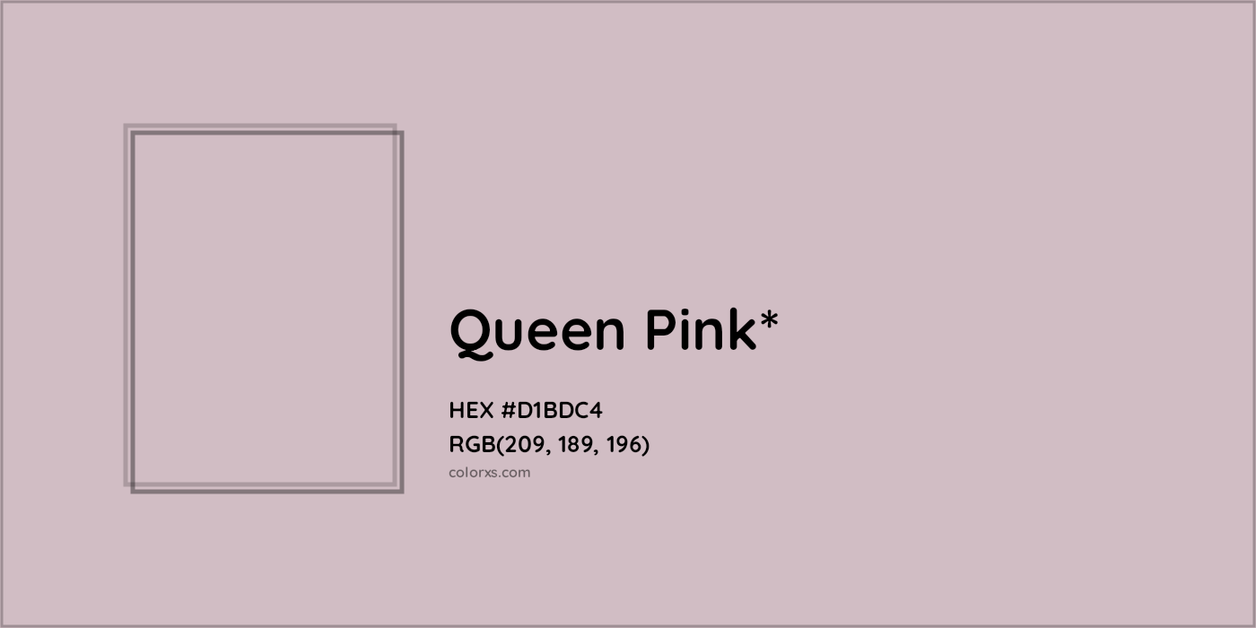 HEX #D1BDC4 Color Name, Color Code, Palettes, Similar Paints, Images