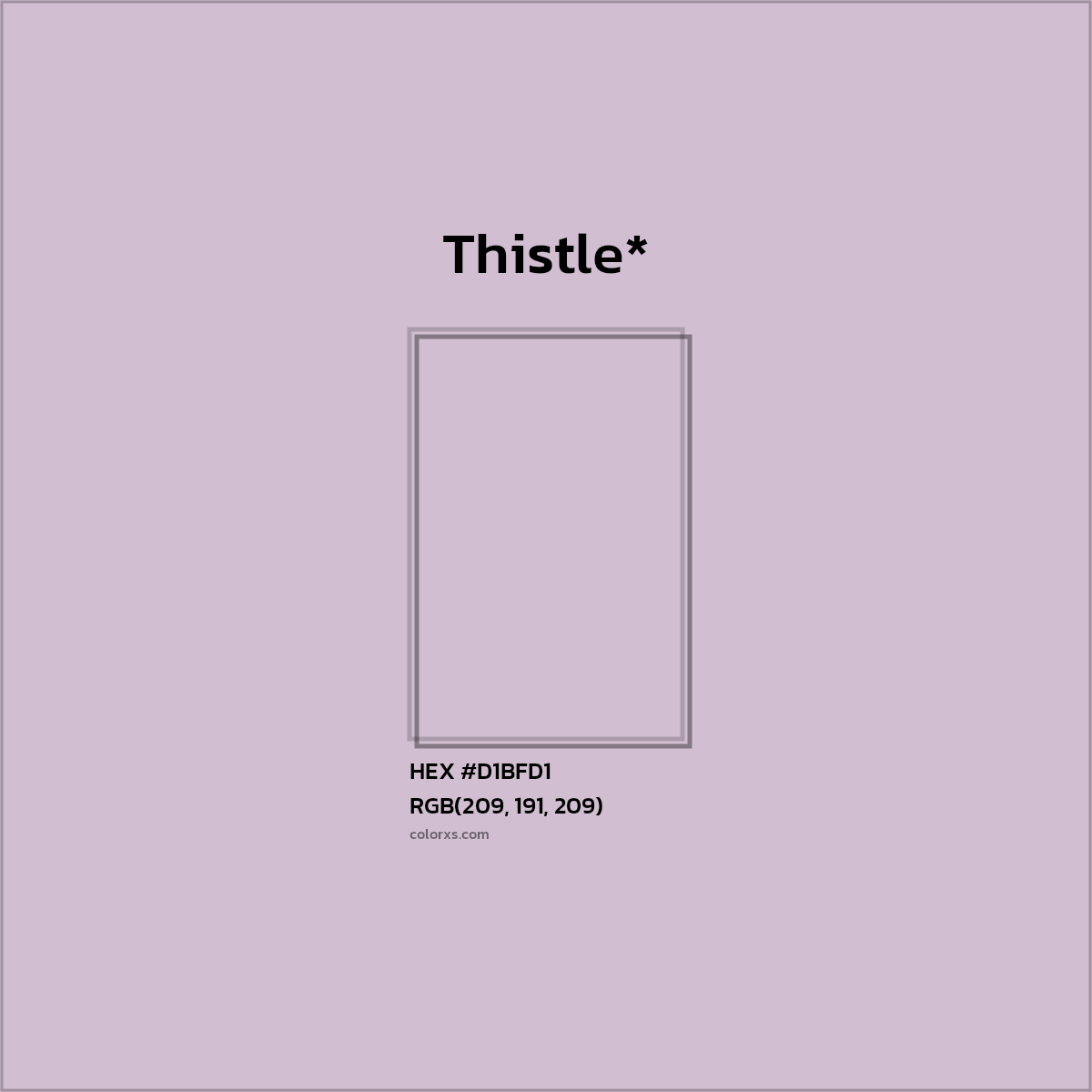HEX #D1BFD1 Color Name, Color Code, Palettes, Similar Paints, Images