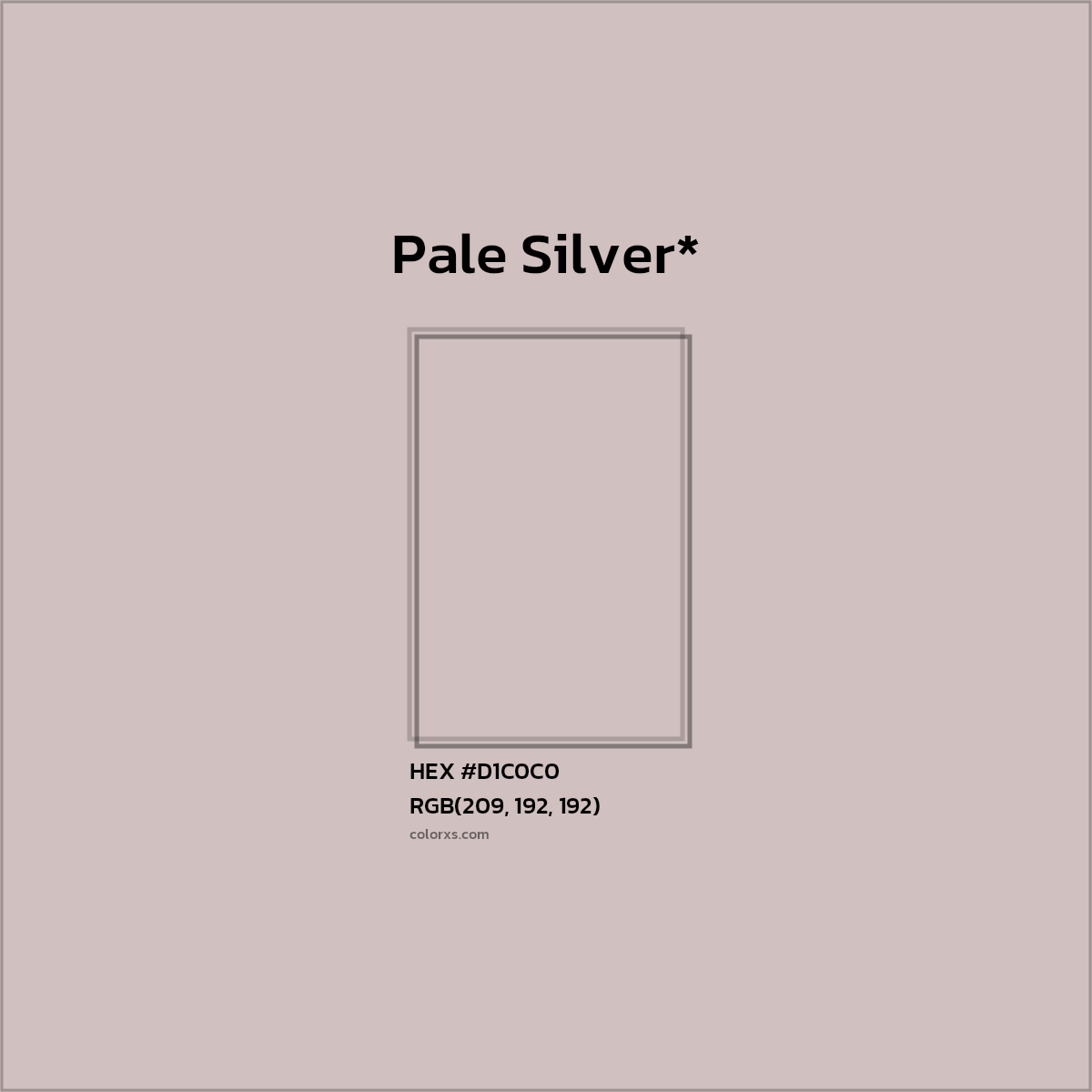HEX #D1C0C0 Color Name, Color Code, Palettes, Similar Paints, Images