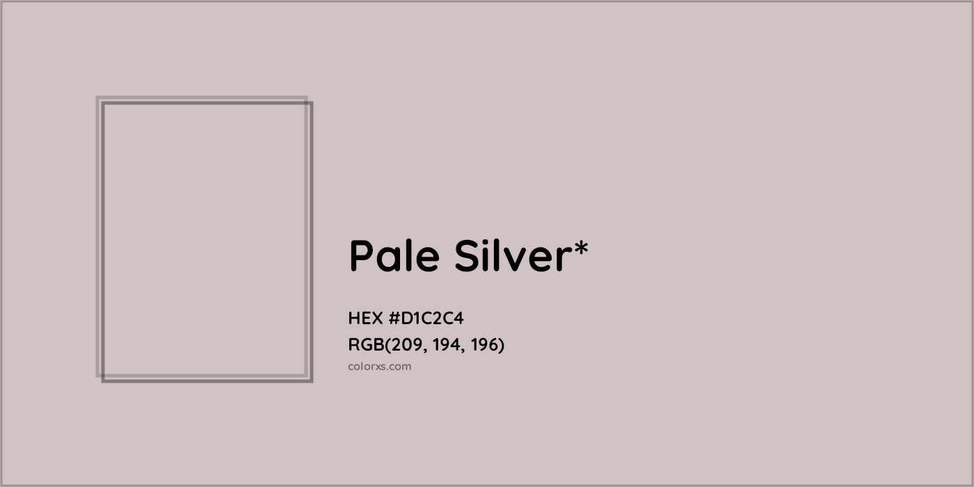 HEX #D1C2C4 Color Name, Color Code, Palettes, Similar Paints, Images