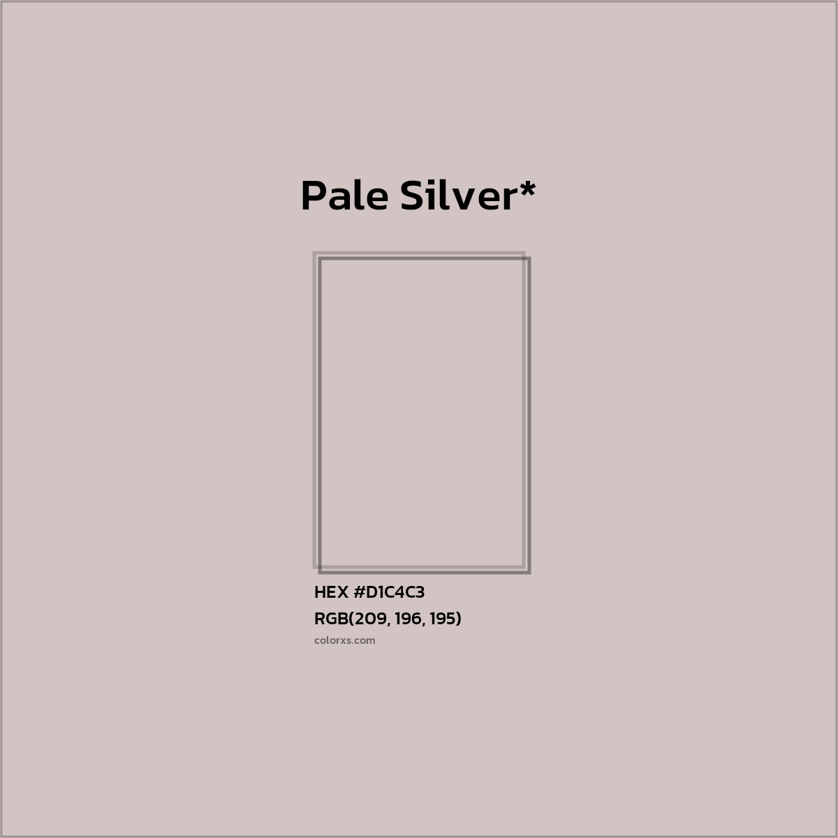 HEX #D1C4C3 Color Name, Color Code, Palettes, Similar Paints, Images