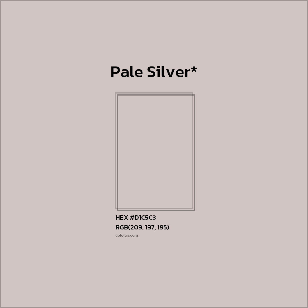 HEX #D1C5C3 Color Name, Color Code, Palettes, Similar Paints, Images