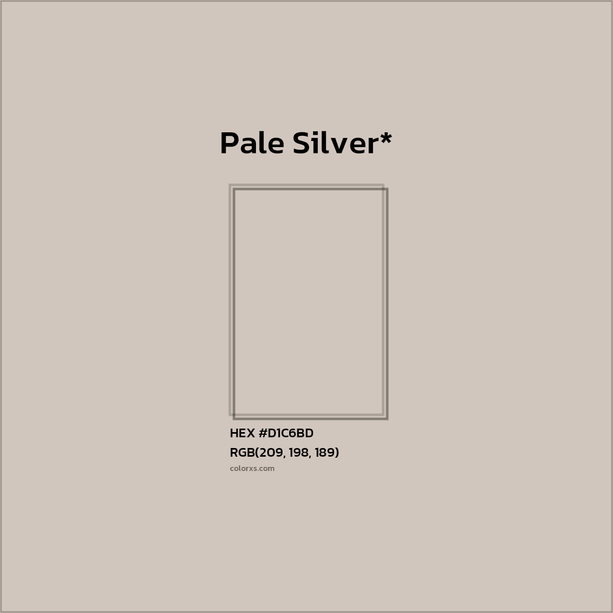 HEX #D1C6BD Color Name, Color Code, Palettes, Similar Paints, Images