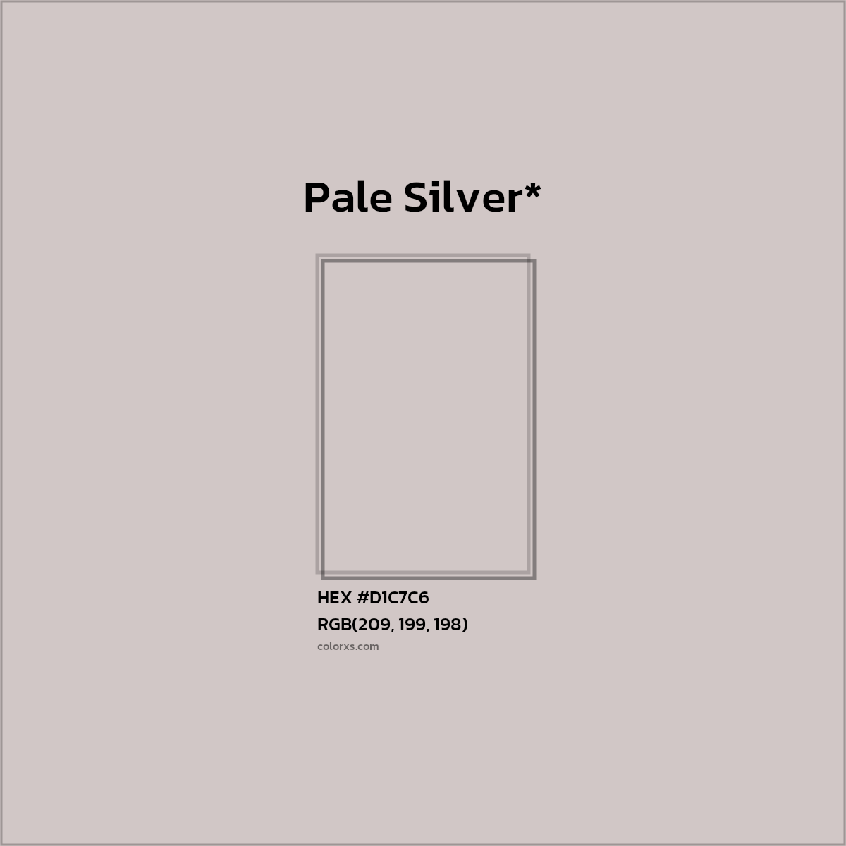 HEX #D1C7C6 Color Name, Color Code, Palettes, Similar Paints, Images