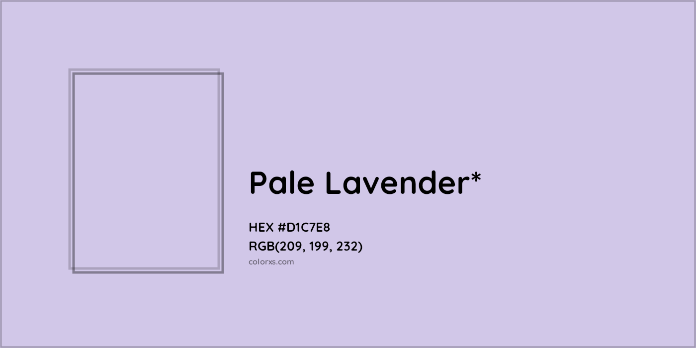HEX #D1C7E8 Color Name, Color Code, Palettes, Similar Paints, Images
