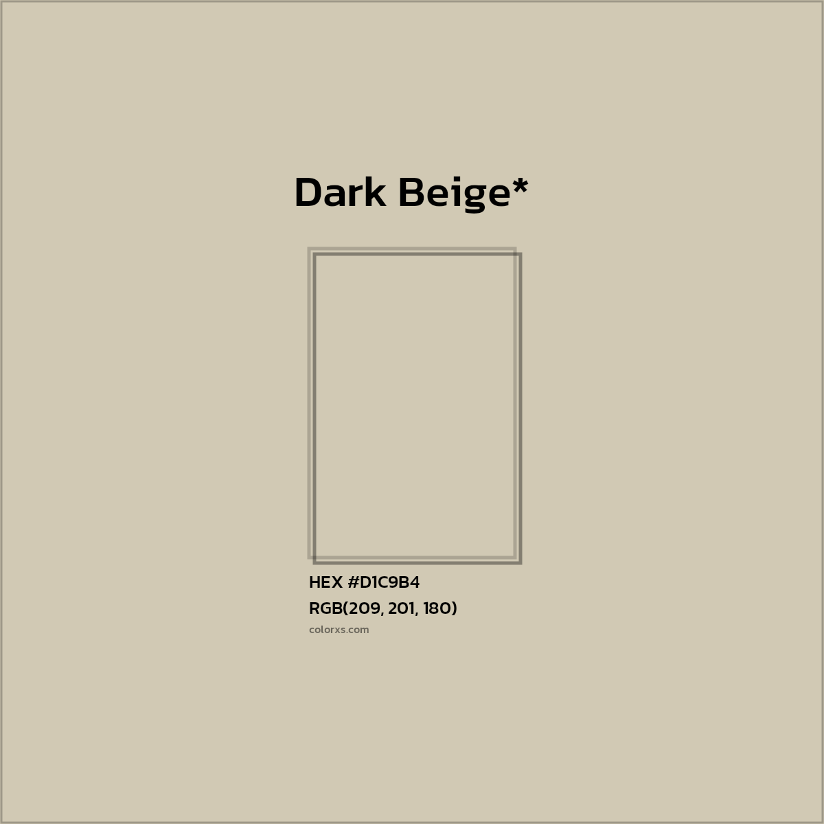 HEX #D1C9B4 Color Name, Color Code, Palettes, Similar Paints, Images