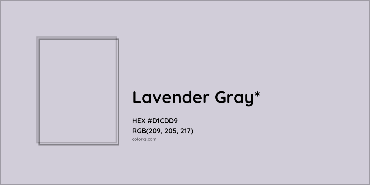 HEX #D1CDD9 Color Name, Color Code, Palettes, Similar Paints, Images