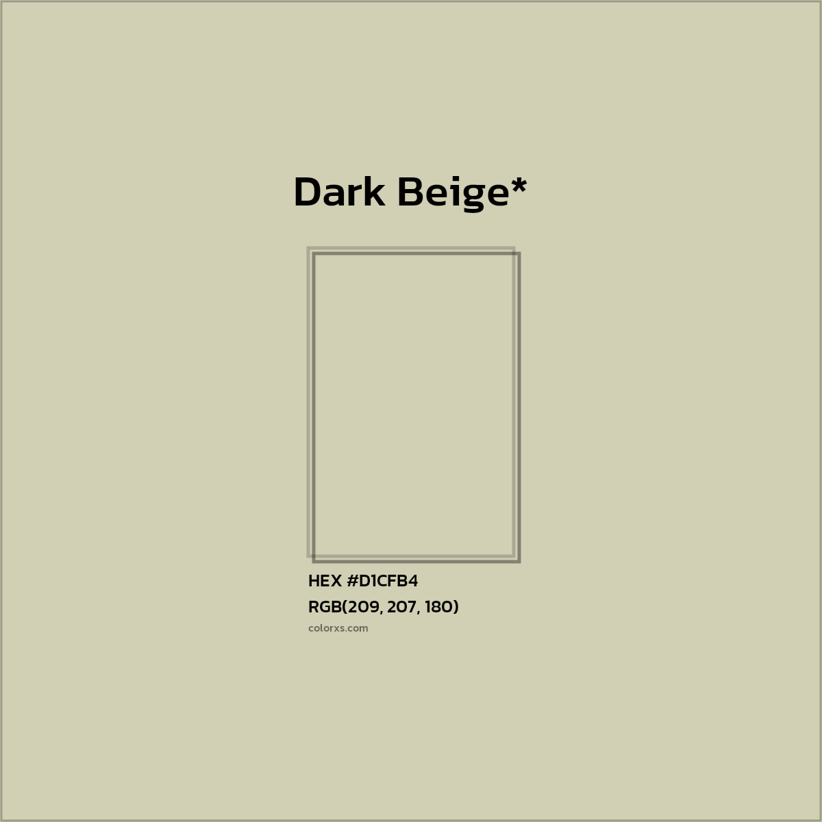 HEX #D1CFB4 Color Name, Color Code, Palettes, Similar Paints, Images