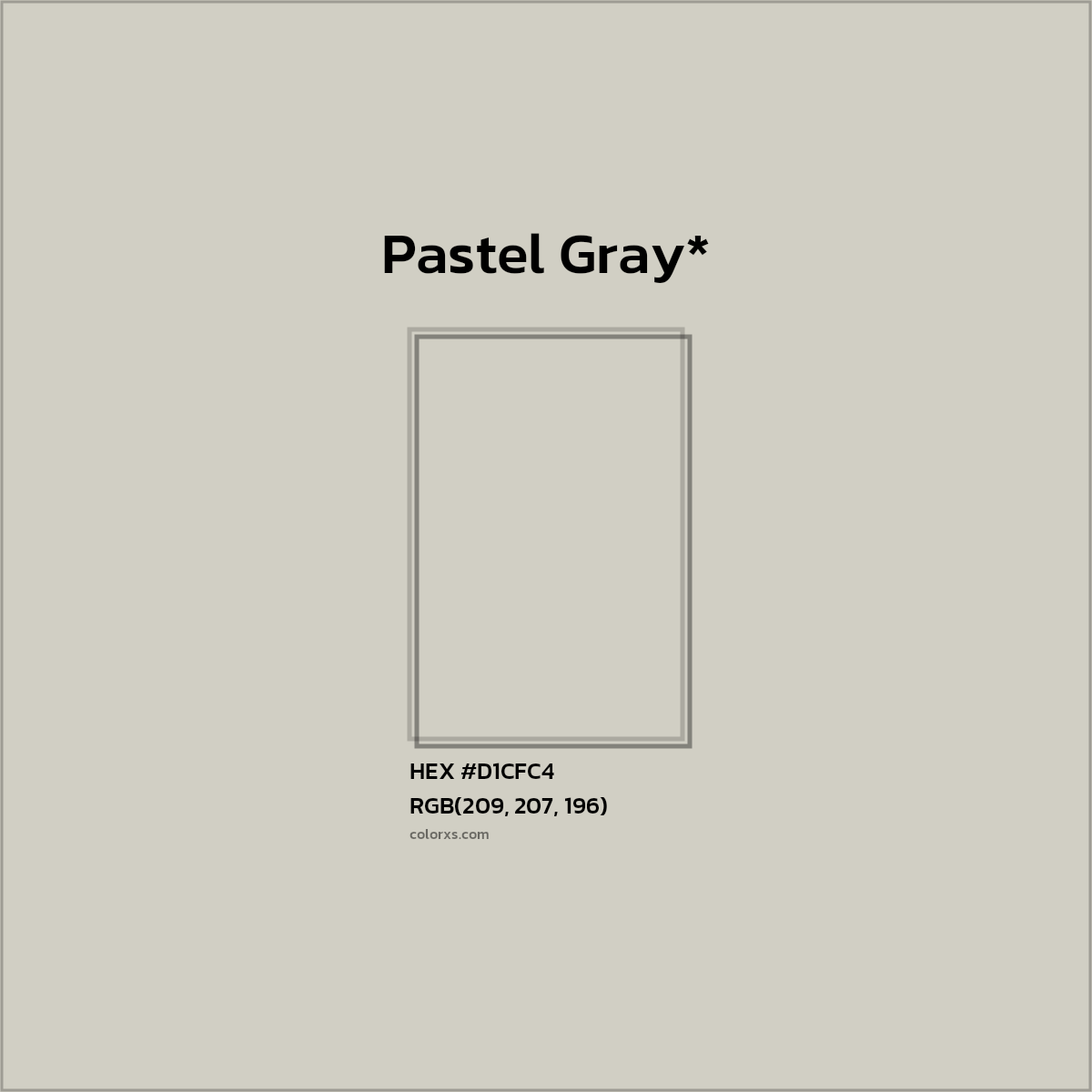 HEX #D1CFC4 Color Name, Color Code, Palettes, Similar Paints, Images