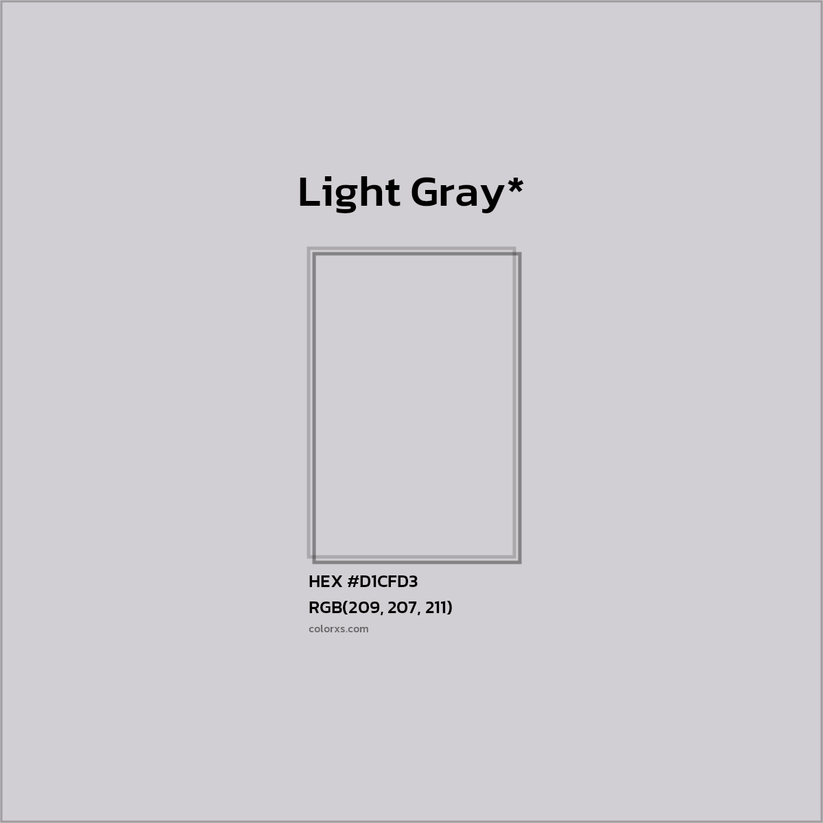HEX #D1CFD3 Color Name, Color Code, Palettes, Similar Paints, Images