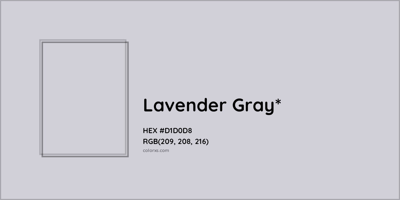 HEX #D1D0D8 Color Name, Color Code, Palettes, Similar Paints, Images