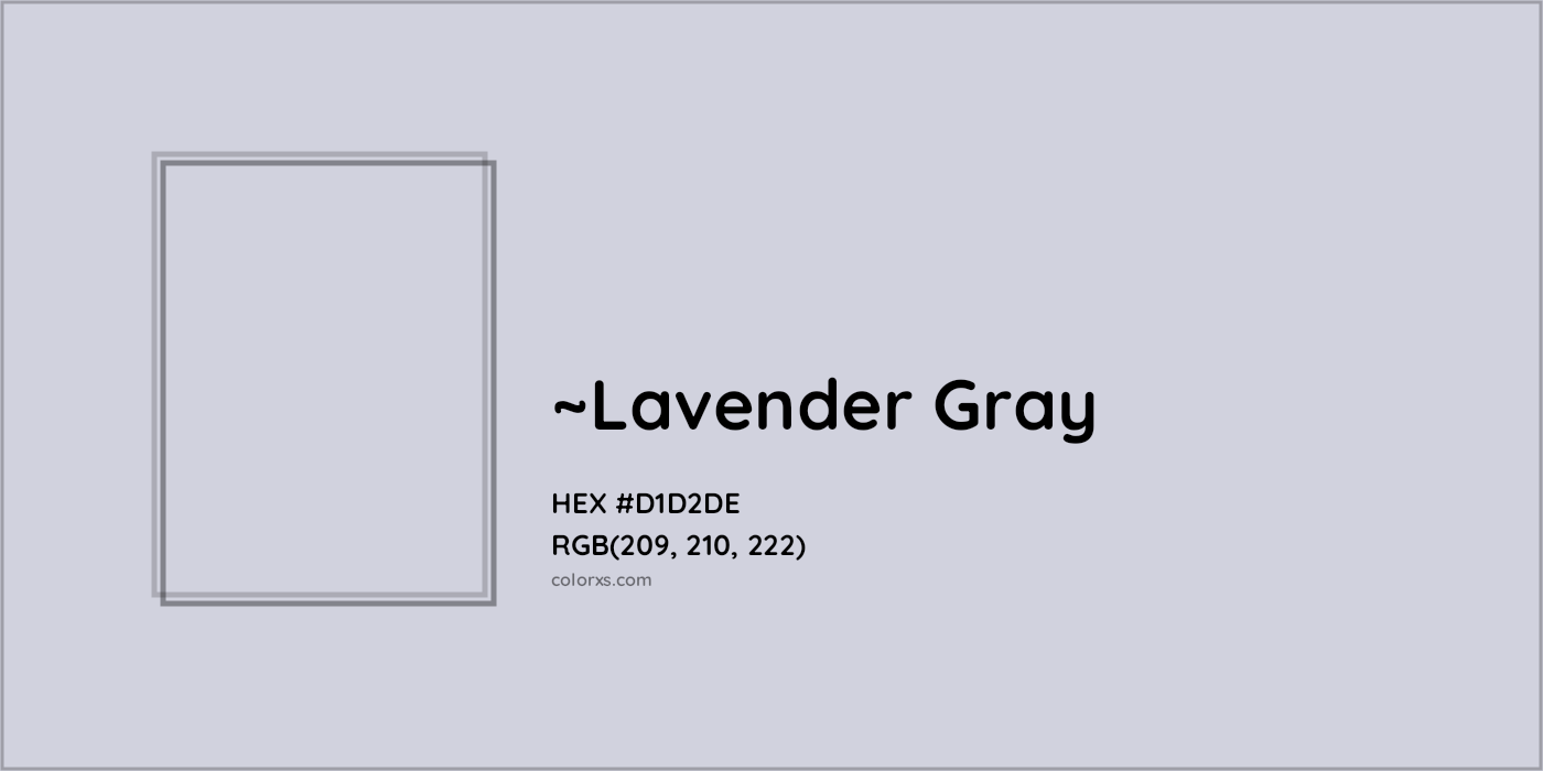 HEX #D1D2DE Color Name, Color Code, Palettes, Similar Paints, Images