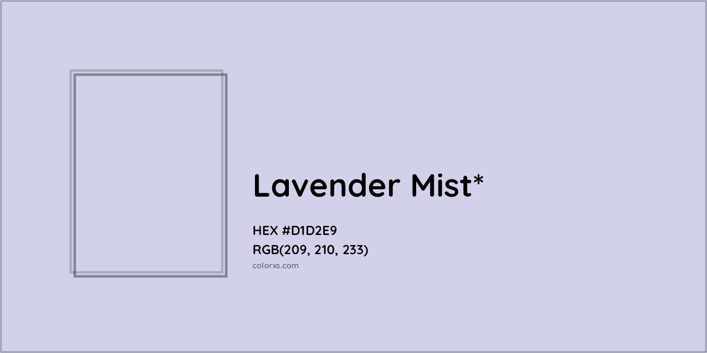 HEX #D1D2E9 Color Name, Color Code, Palettes, Similar Paints, Images