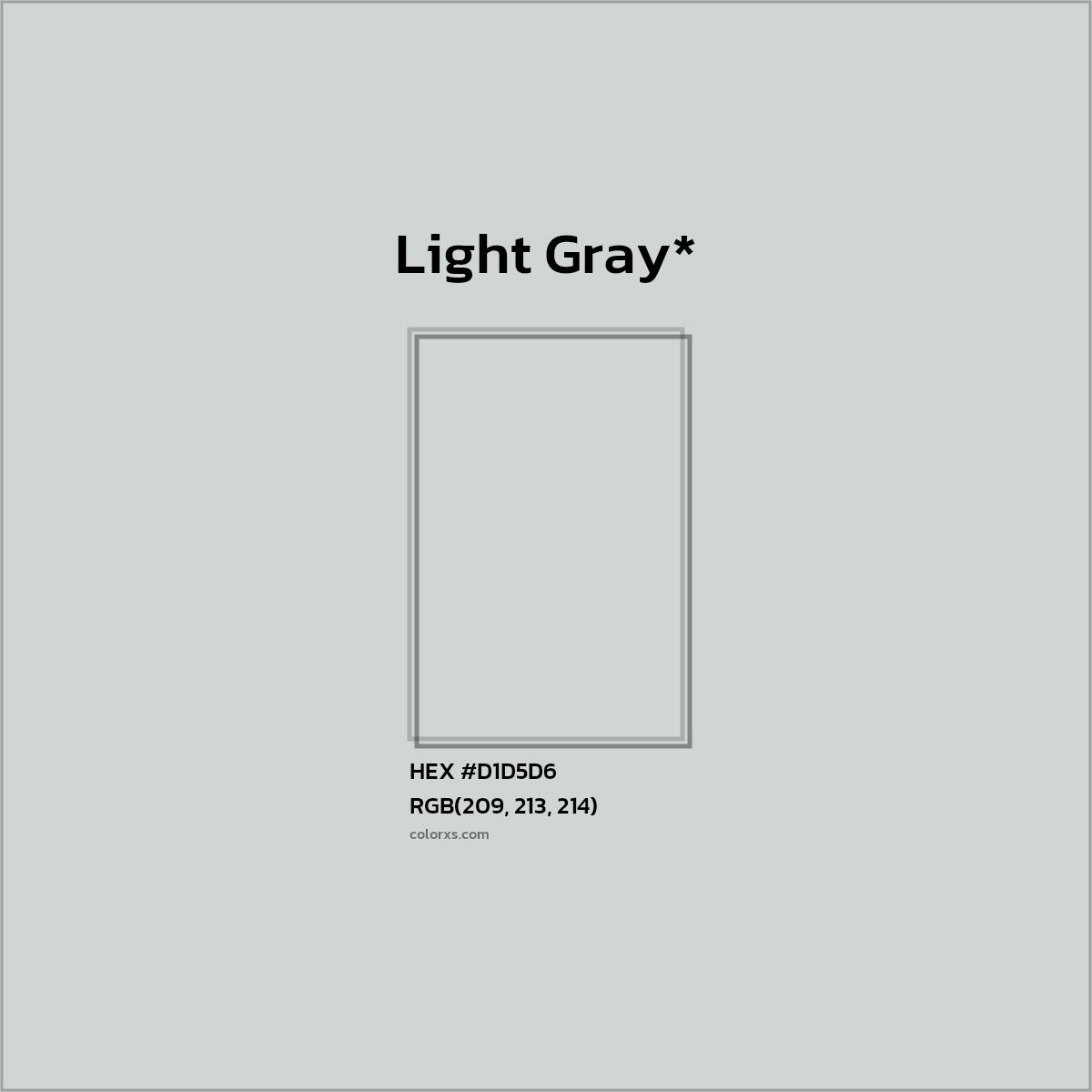 HEX #D1D5D6 Color Name, Color Code, Palettes, Similar Paints, Images