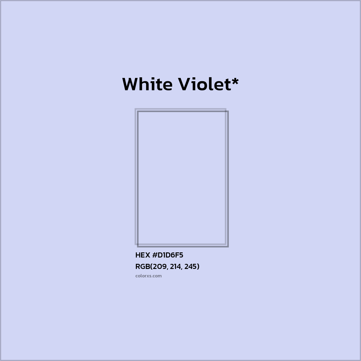 HEX #D1D6F5 Color Name, Color Code, Palettes, Similar Paints, Images
