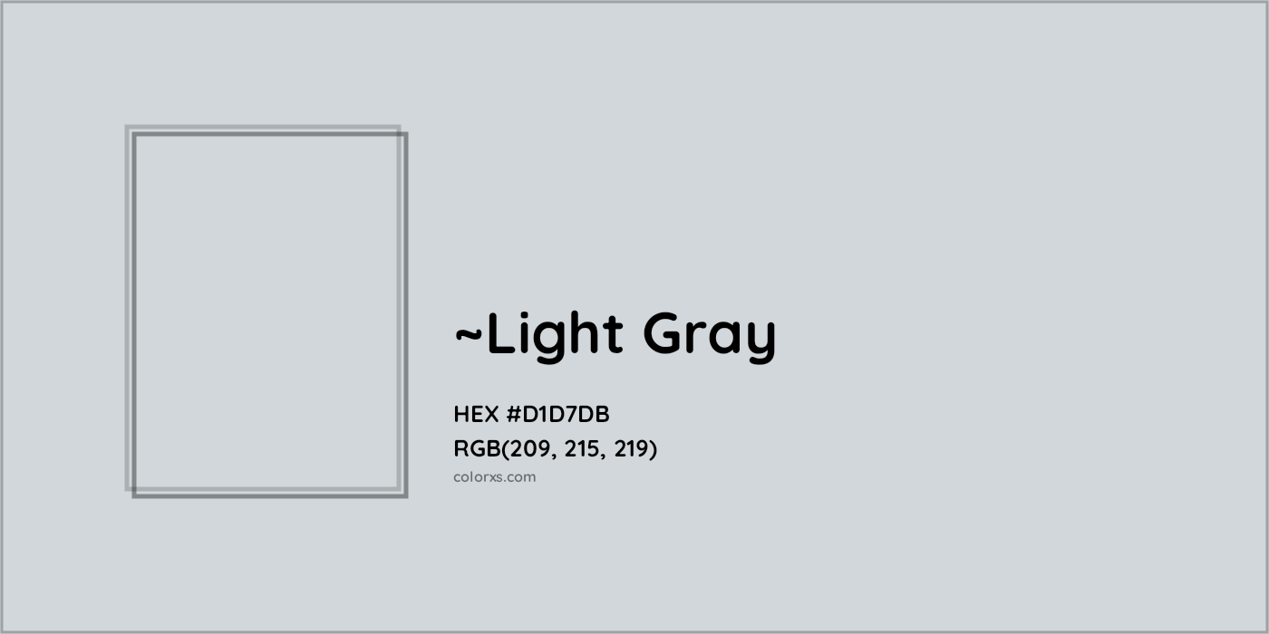 HEX #D1D7DB Color Name, Color Code, Palettes, Similar Paints, Images