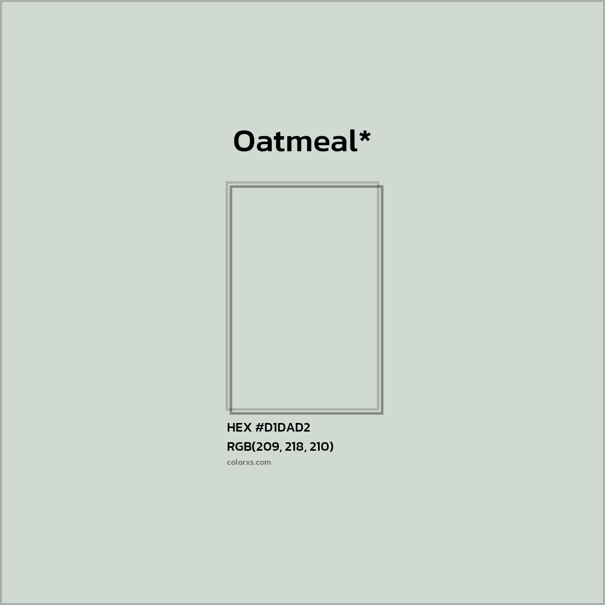 HEX #D1DAD2 Color Name, Color Code, Palettes, Similar Paints, Images