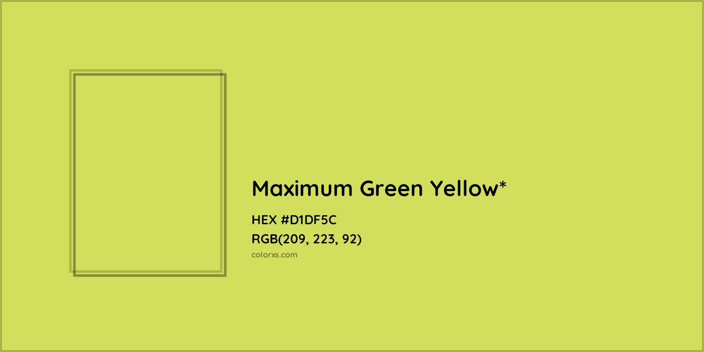 HEX #D1DF5C Color Name, Color Code, Palettes, Similar Paints, Images