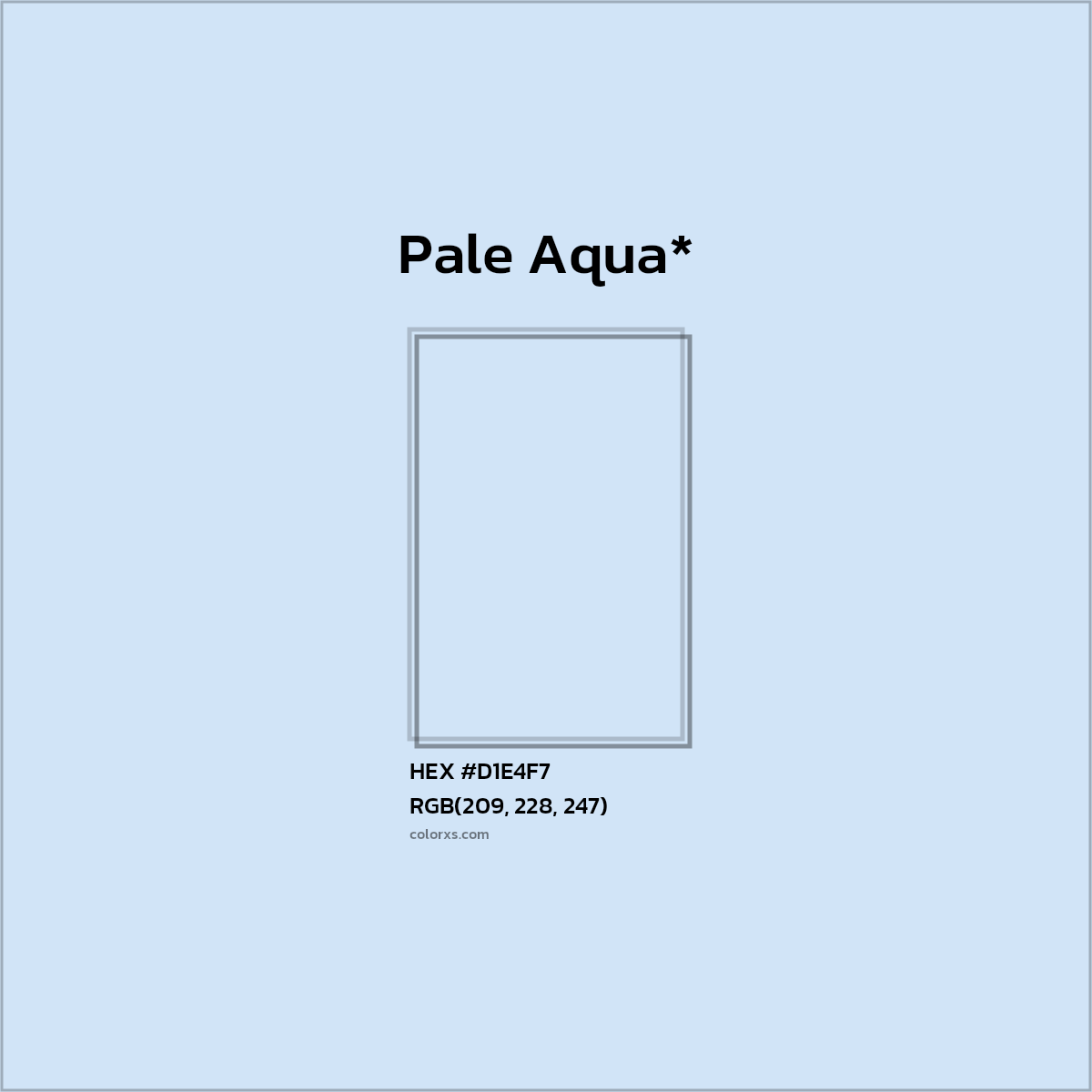 HEX #D1E4F7 Color Name, Color Code, Palettes, Similar Paints, Images