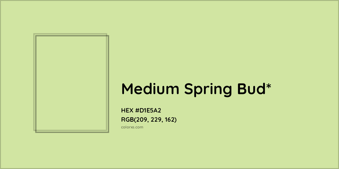 HEX #D1E5A2 Color Name, Color Code, Palettes, Similar Paints, Images