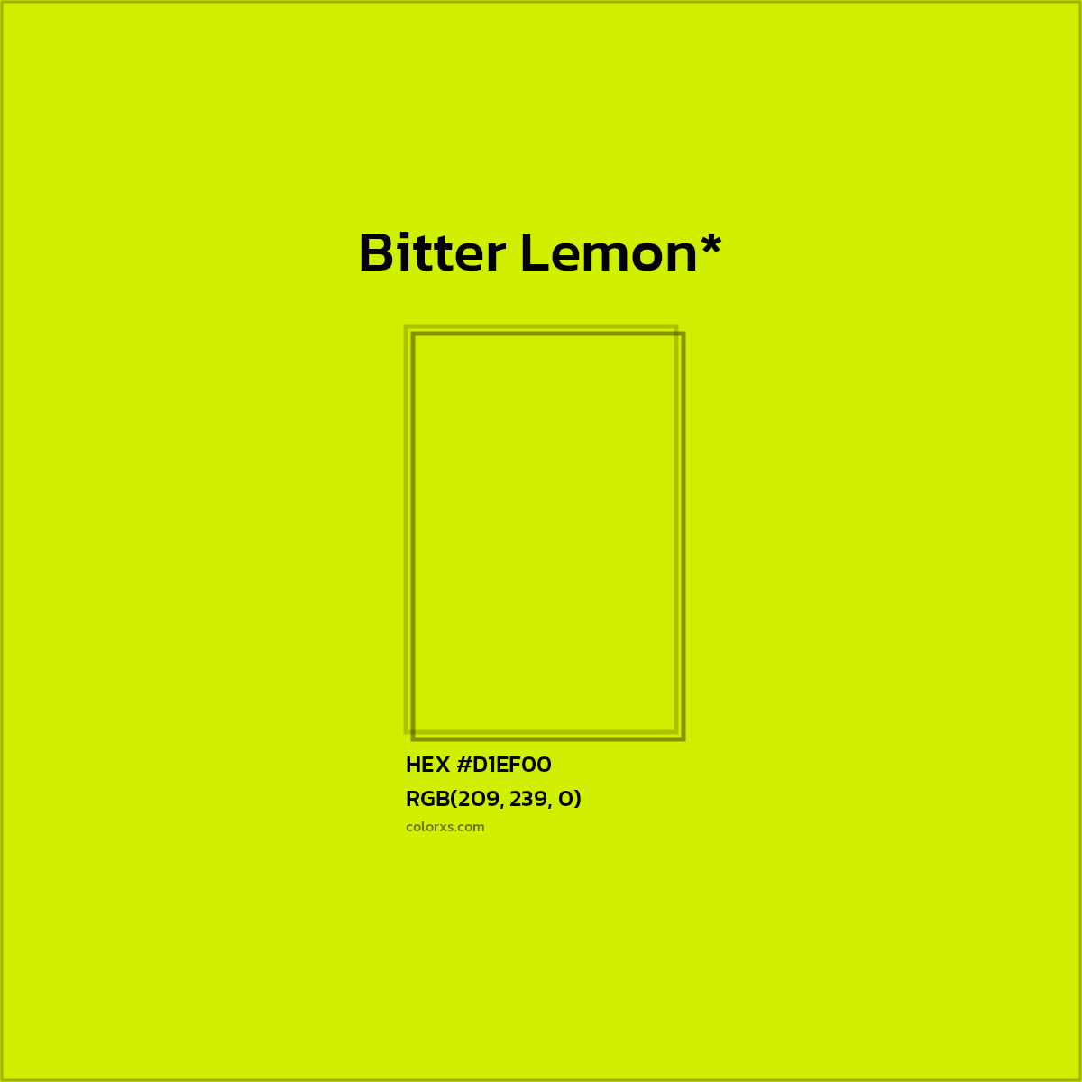 HEX #D1EF00 Color Name, Color Code, Palettes, Similar Paints, Images