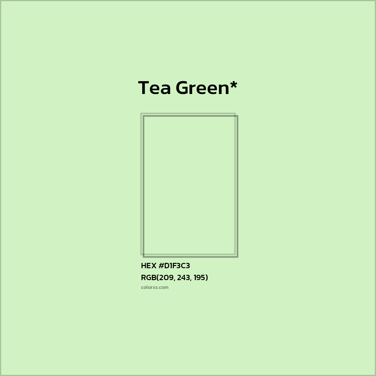 HEX #D1F3C3 Color Name, Color Code, Palettes, Similar Paints, Images