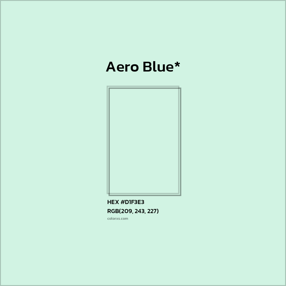 HEX #D1F3E3 Color Name, Color Code, Palettes, Similar Paints, Images