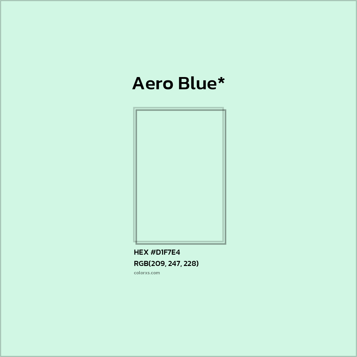 HEX #D1F7E4 Color Name, Color Code, Palettes, Similar Paints, Images