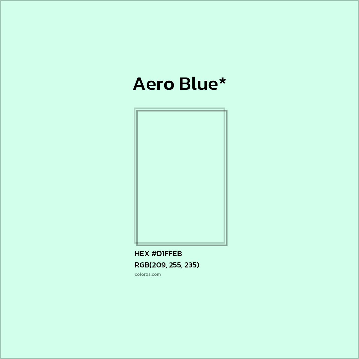 HEX #D1FFEB Color Name, Color Code, Palettes, Similar Paints, Images