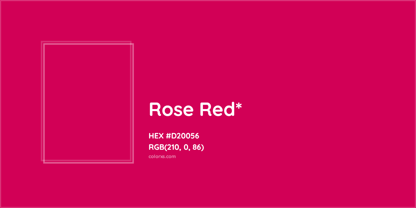 HEX #D20056 Color Name, Color Code, Palettes, Similar Paints, Images