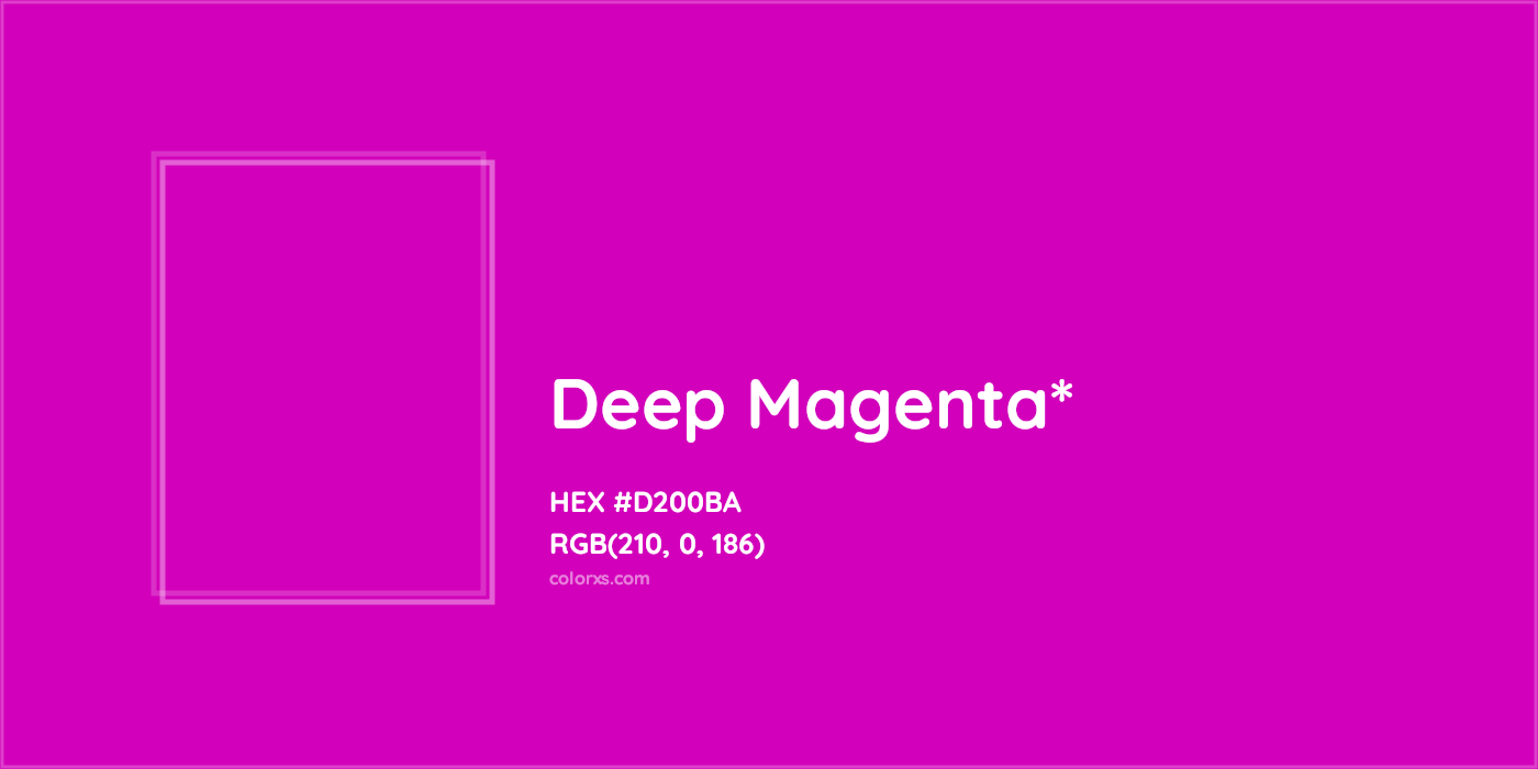 HEX #D200BA Color Name, Color Code, Palettes, Similar Paints, Images