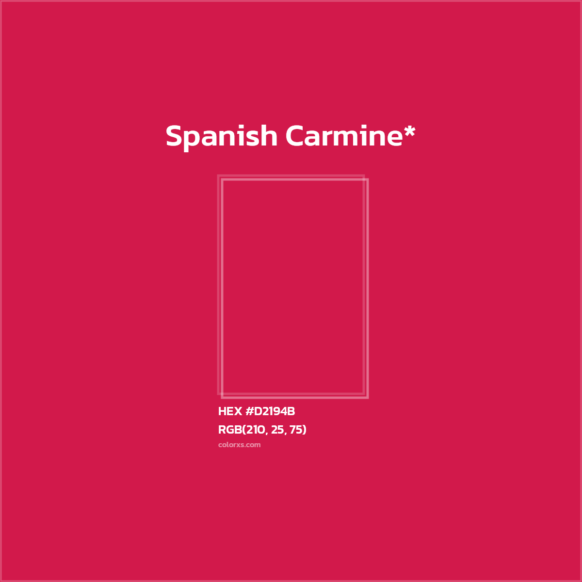 HEX #D2194B Color Name, Color Code, Palettes, Similar Paints, Images