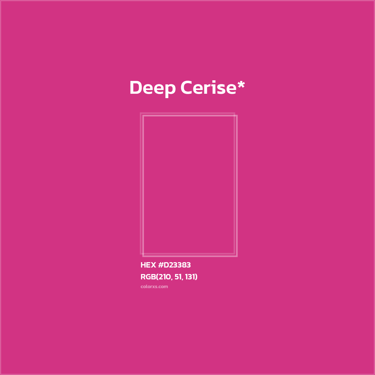 HEX #D23383 Color Name, Color Code, Palettes, Similar Paints, Images