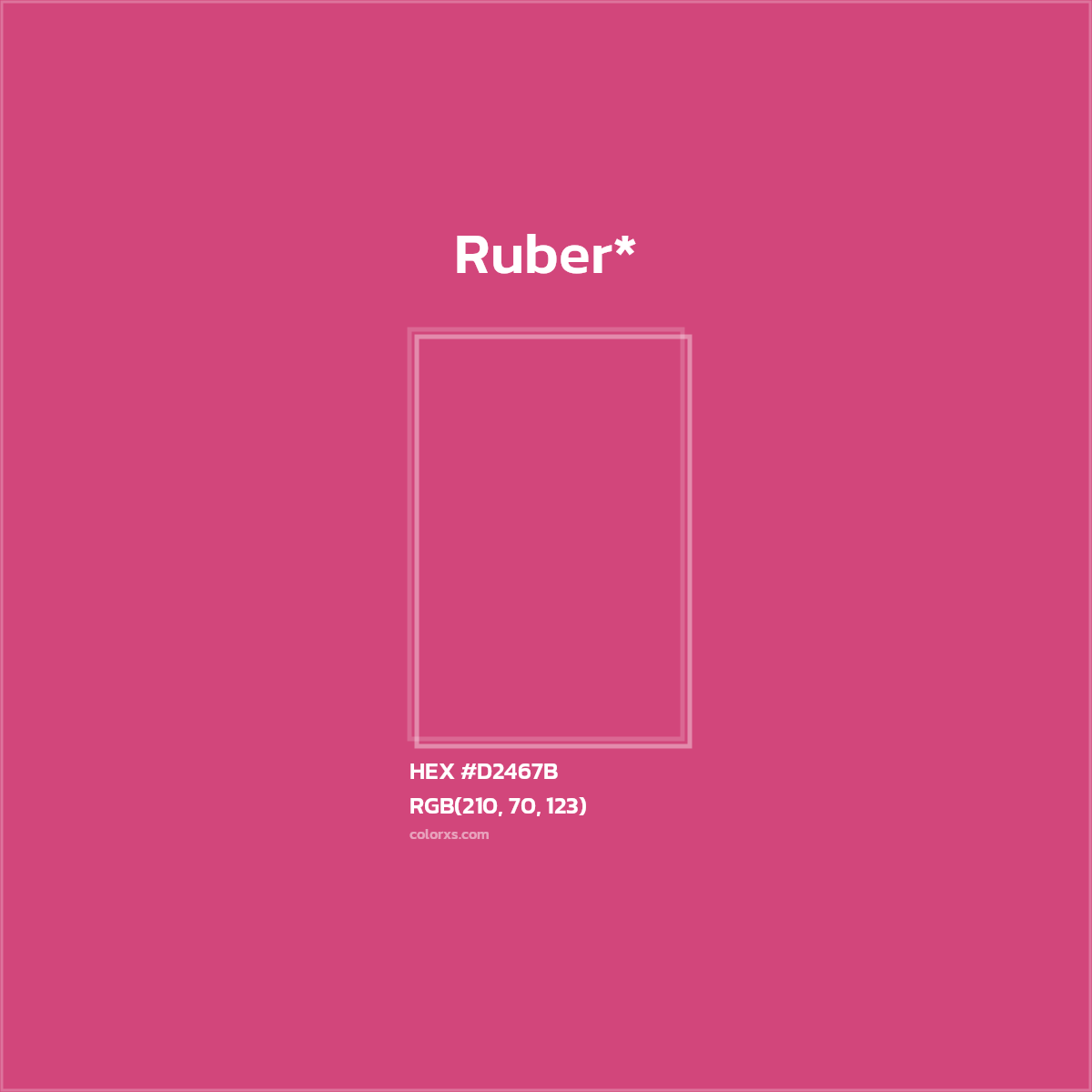 HEX #D2467B Color Name, Color Code, Palettes, Similar Paints, Images